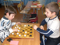 Районное соревнование по шашкам